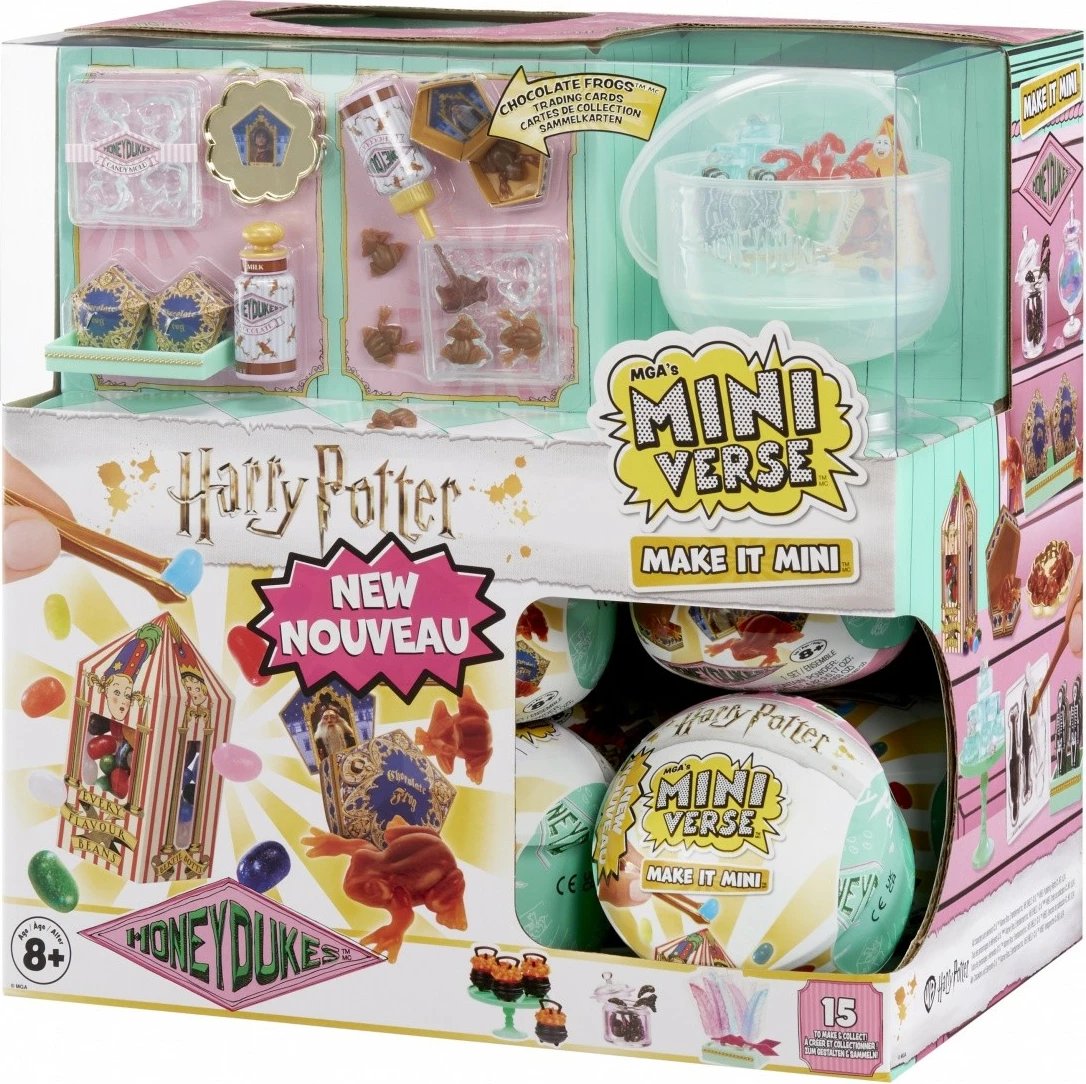 Set figurina Miniverse MGA Harry Potter Honeydukes, 15 pjesë