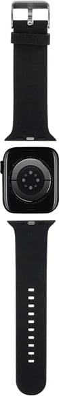 Rrip për Apple Watch Karl Lagerfeld 3D Rubber Karl Head, silikon, i zi