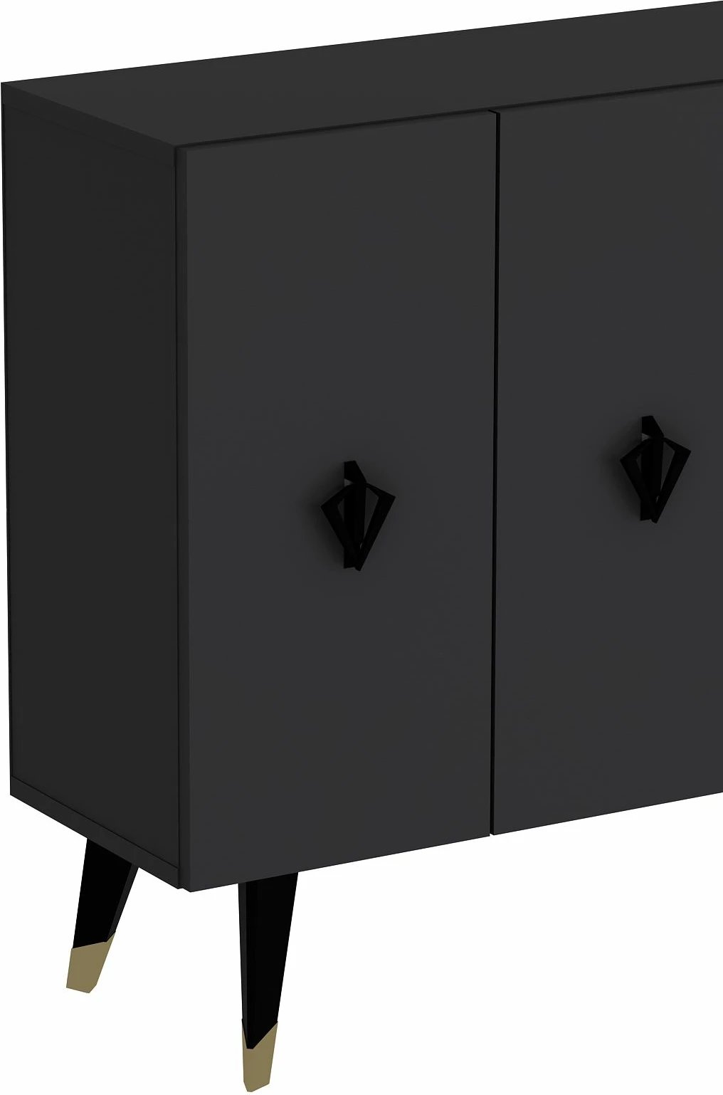 Konsol Skye Decor, anthracite, e zezë, e artë, 8166KM-32