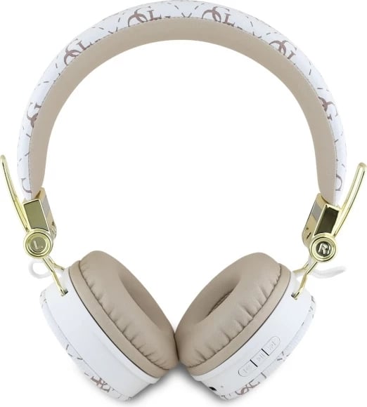 Kufje Guess GUBH70E4PTMH on-ear Bluetooth, 4G Triangle Round Shape, të bardha