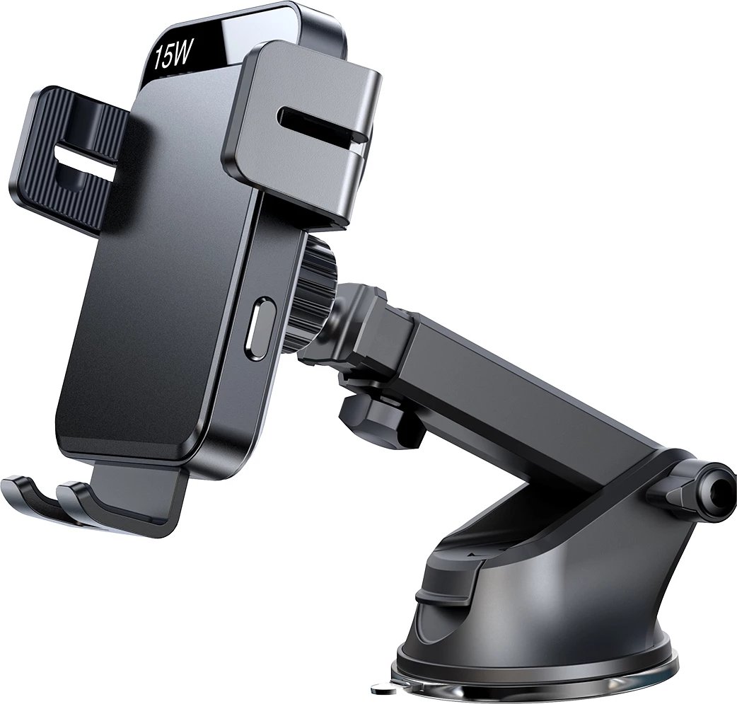 Mbajtës elektrik telefoni Joyroom JR-ZS219 me karikues wireless 15W, i zi