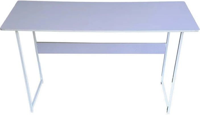 Tavolinë minimale NEXT 35575-01, kornizë e bardhë, sipërfaqe lejla