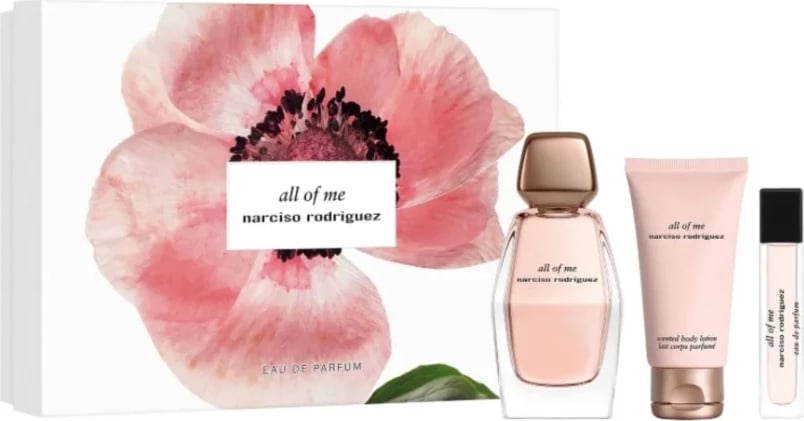 Set Eau de Parfum për femra Narciso Rodriguez All Of Me 90ml + 10ml + Body Balm 50ml