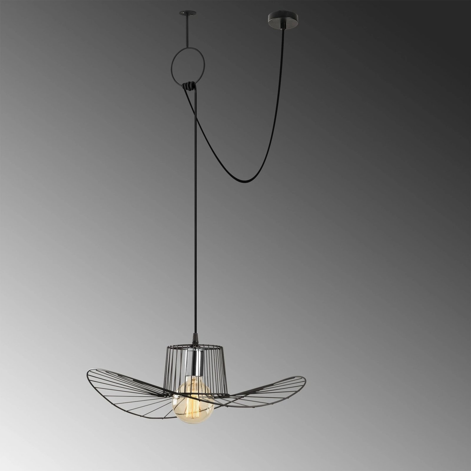 Llambë tavani Opviq, Tel - 6726, ngjyrë e zezë Llambë tavani Opviq, Tel - 6726, ngjyrë e zezë