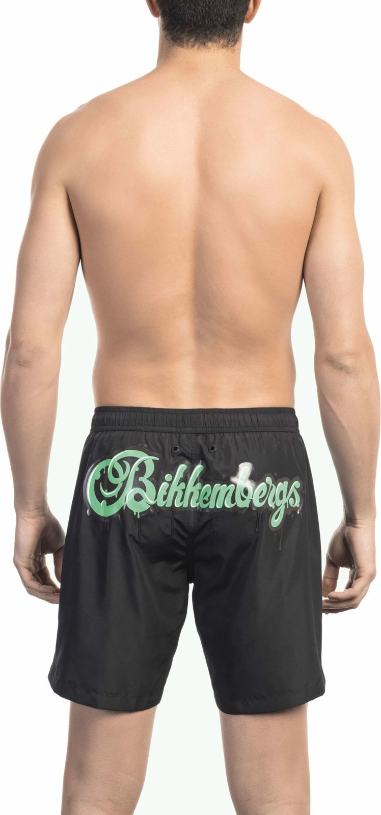 Shorce plazhi për meshkuj Bikkembergs, të zeza