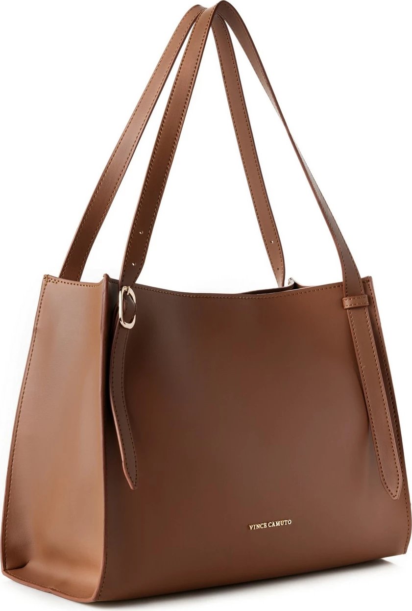 Çantë tote Vince Camuto, Palermo, ngjyrë kafe e hapur