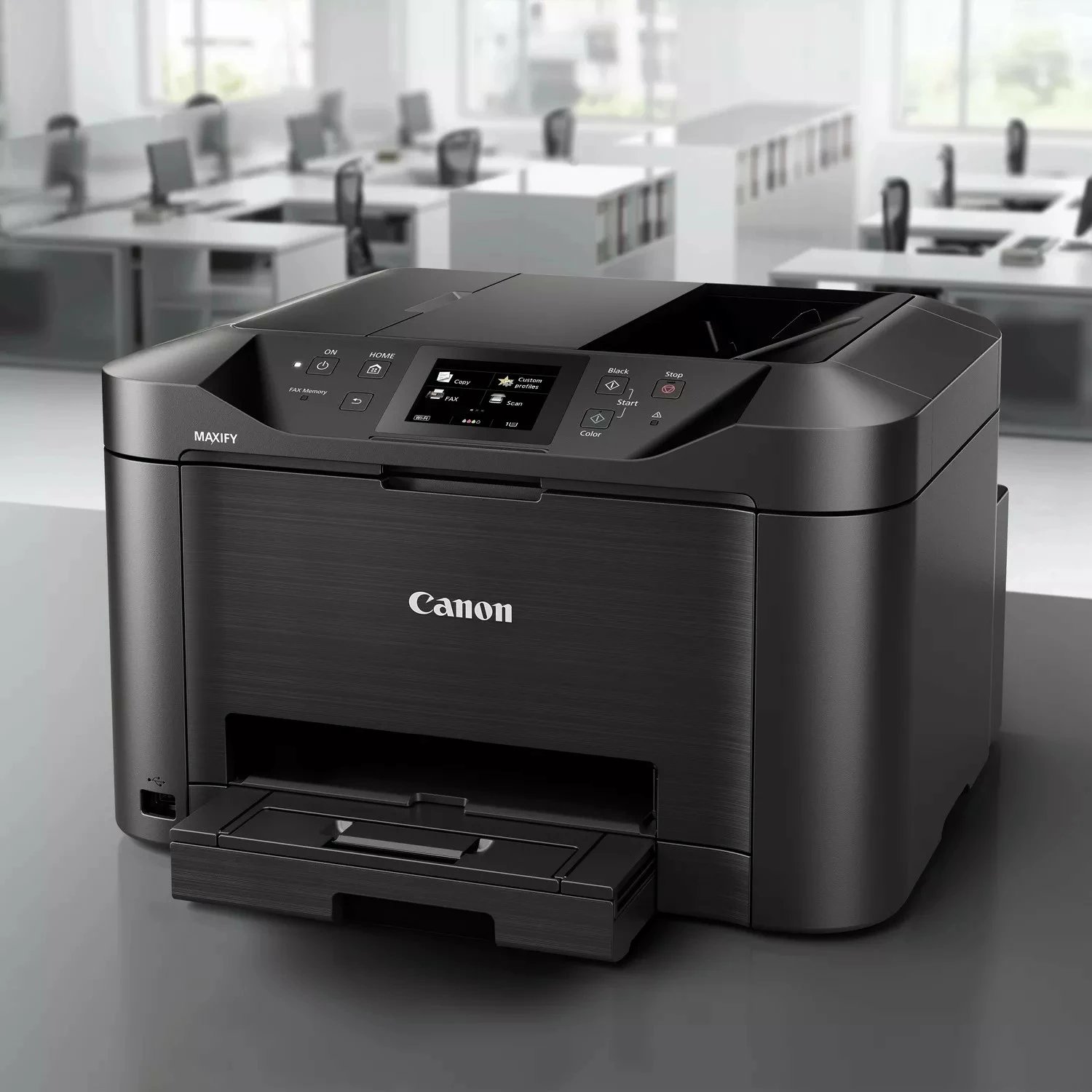 Printer multifunksional Canon MAXIFY MB5150, inkjet, ngjyrë, A4, i zi