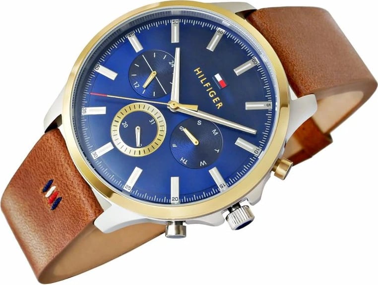 Orë dore për meshkuj Tommy Hilfiger, kafe