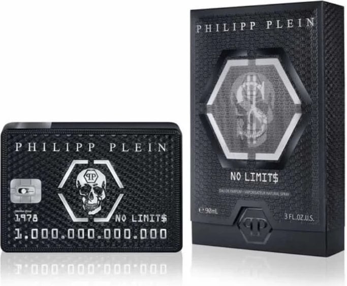 Eau de Parfum unisex Philipp Plein No Limits 90ml e zezë