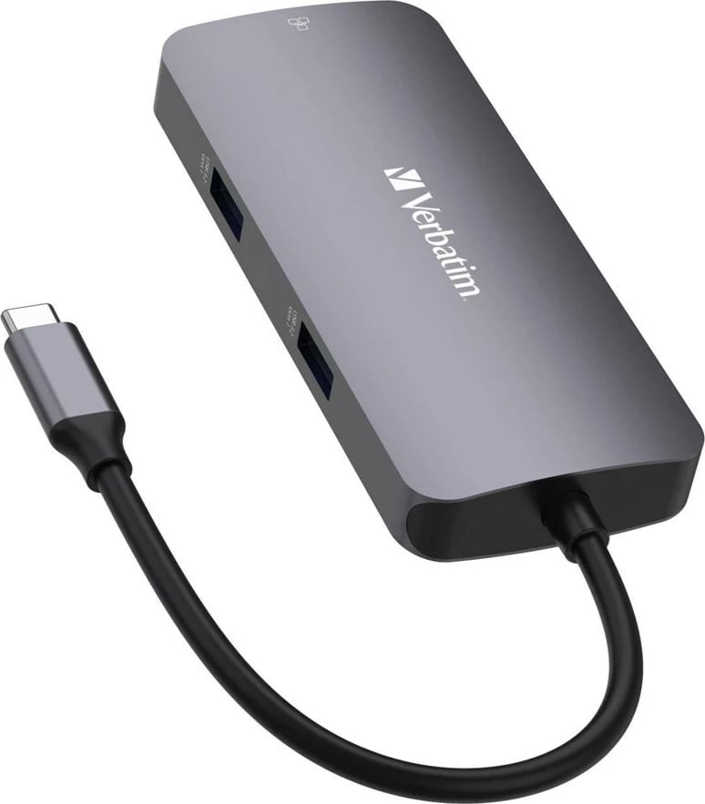 Multiporthub USB-C Verbatim PRO, Gri