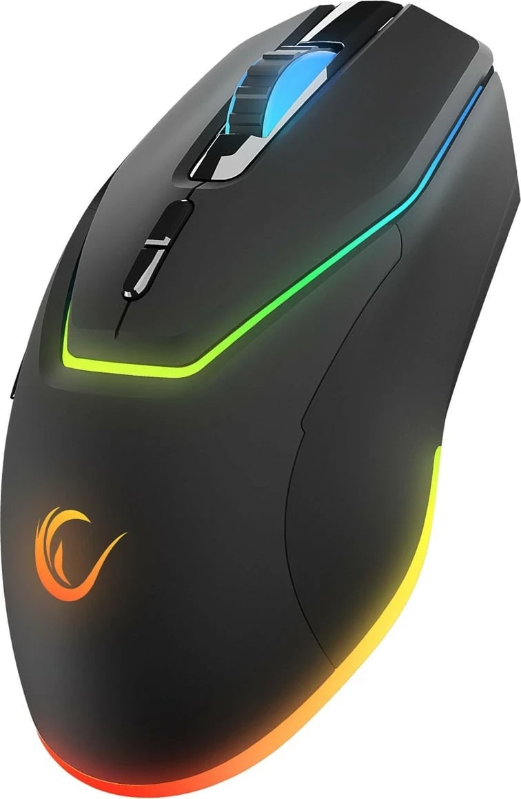 Maus gaming Rampage VORTEX M1-BLACK, RGB, pa tela, i zi