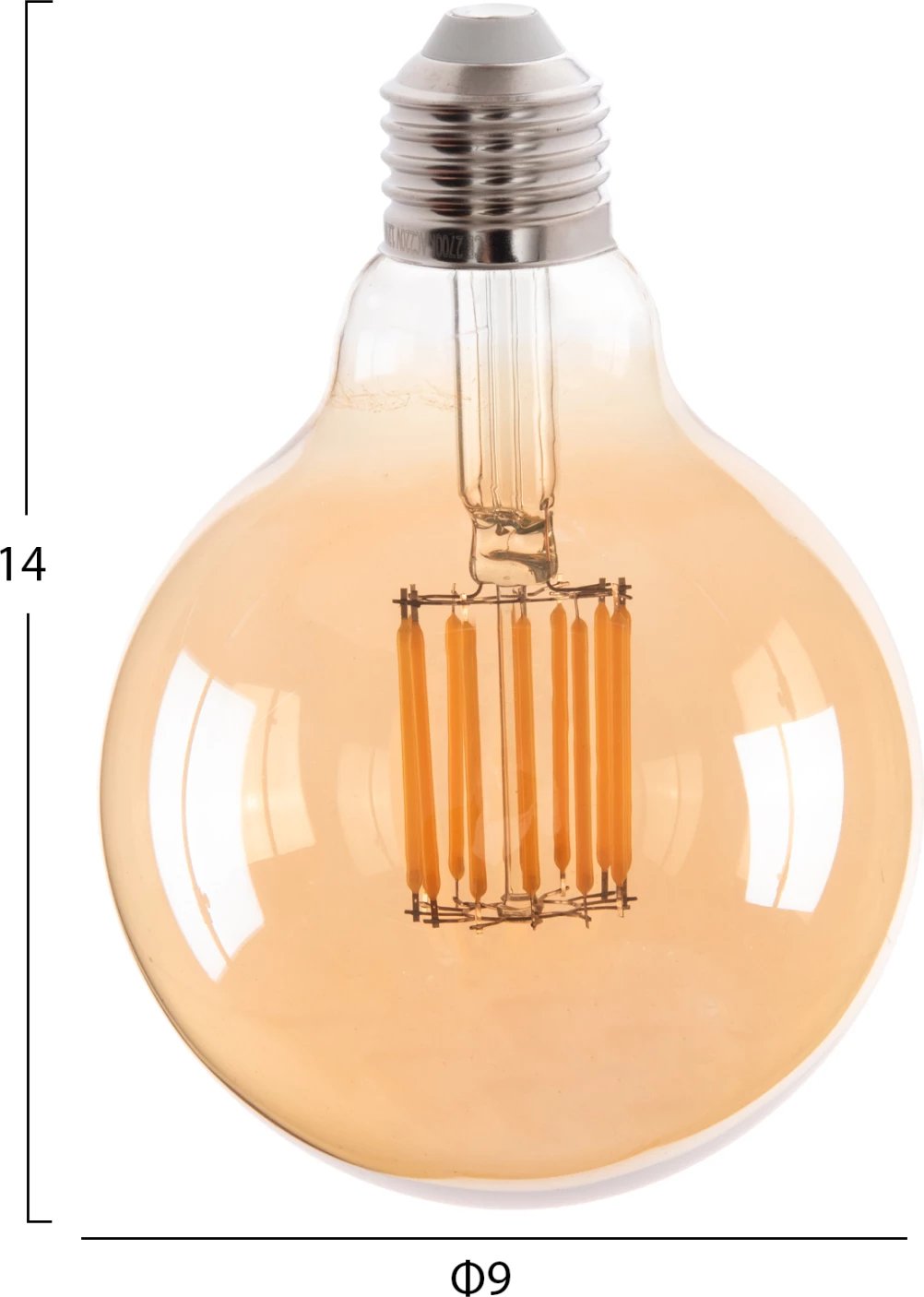 Llambë LED filament Globo, 12W, E27, 3000K