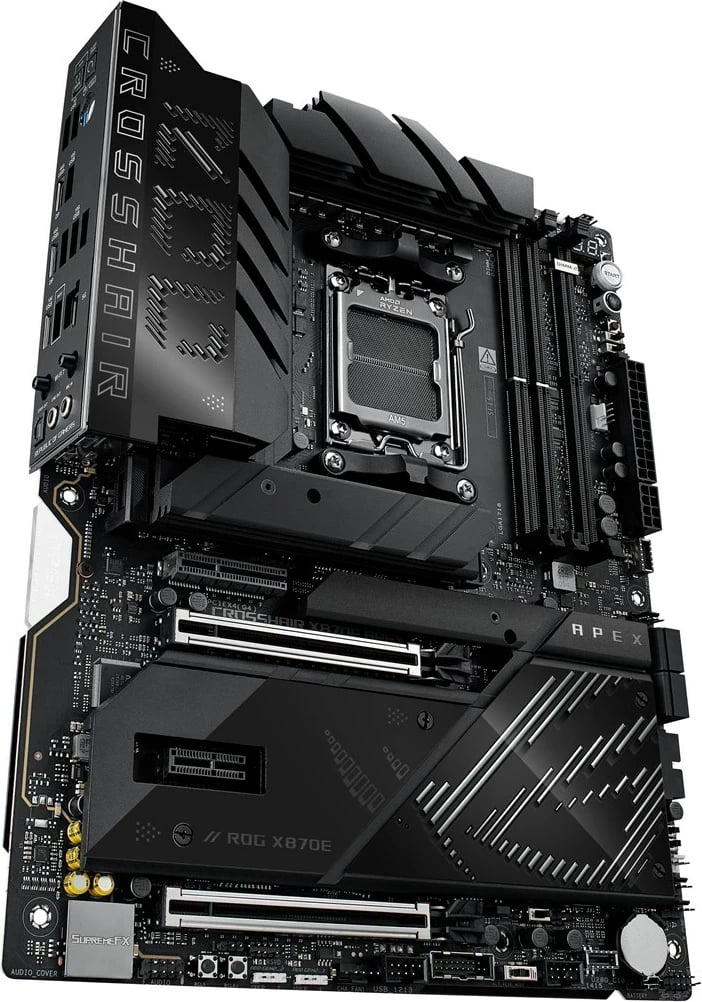 Pllakë amë ASUS ROG CROSSHAIR X870E APEX, Socket AM5, ATX, e zezë Pllakë amë ASUS ROG CROSSHAIR X870E APEX, Socket AM5, ATX, e zezë