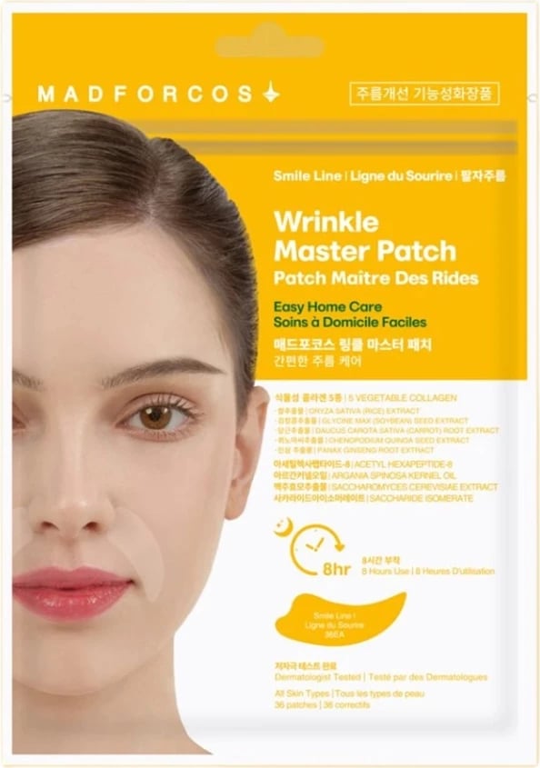 Patch për rrudha për femra Madforcos Wrinkle Master Patch Smile Line, 36 copa