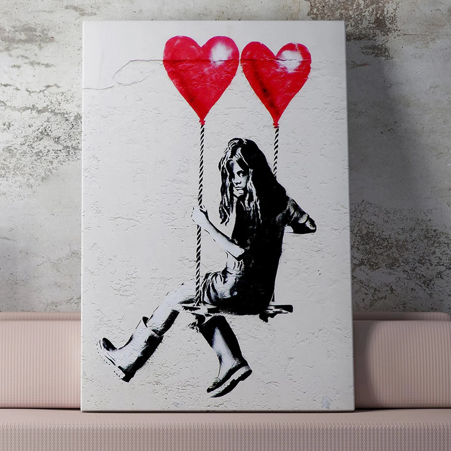 Pikturë muri GOBI, kanavacë e printuar, 50x3x70cm