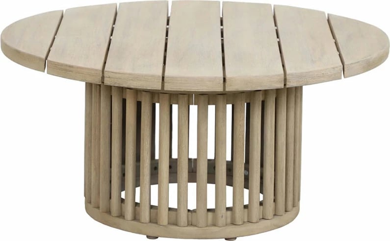 Tavolinë kafeje Sumatra, ngjyrë natyrale, 80x80x38 cm