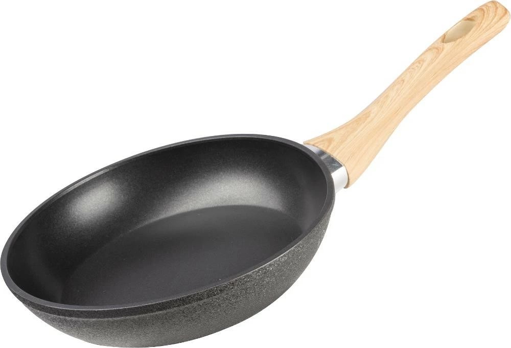 Tigan alumini Nature Lamart LT1242, 20cm, e zezë/kafe