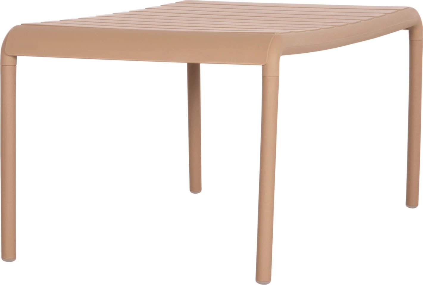 Tavolinë kafeje për jashtë, KORVER FH6334.04, polipropilen, ngjyrë kapuçino, 100x60x46cm