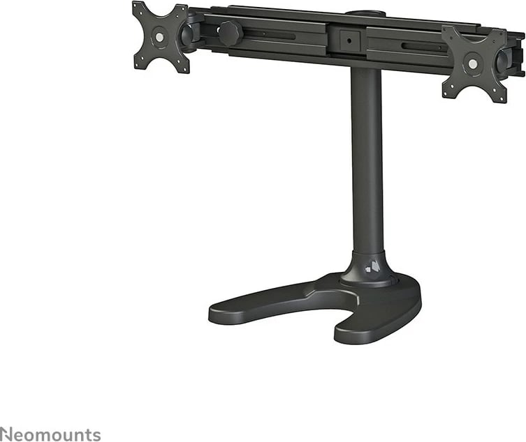 Mbajtës monitori Neomounts FPMA-D700DD, për 2 ekrane 19-30 inç, rregullim lartësie, i zi