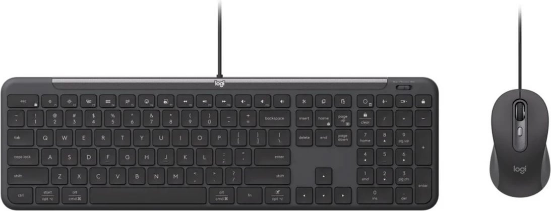 Set tastierë dhe maus, Logitech, Signature Slim Combo MK620 US, 920-013349, madhësi standarde, grafit