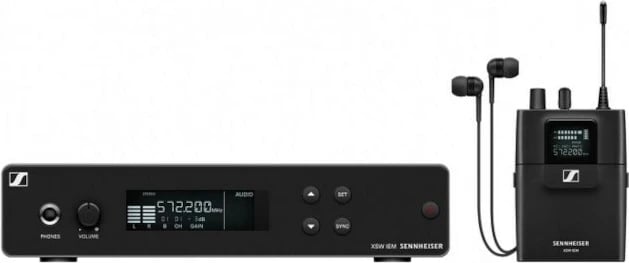Set monitorimi në vesh Sennheiser XSW IEM SET (B), 572-596 MHz, i zi