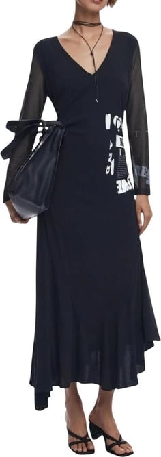 Fustan Desigual femra, i zi