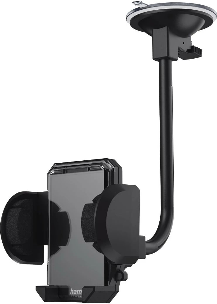 Mbajtës për celular Hama 201521 për veturë, universal, i zi
