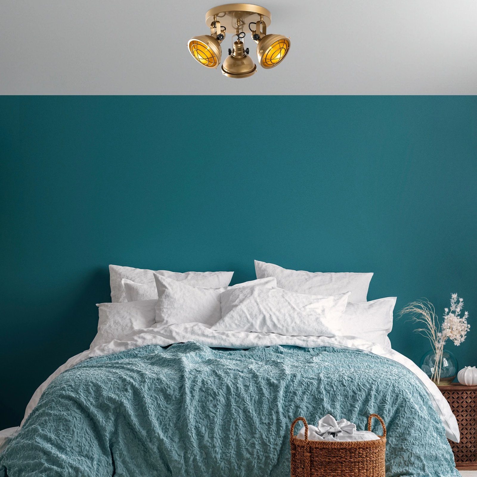 Llambë tavani Opviq, ngjyrë ari, Spoly - 13799