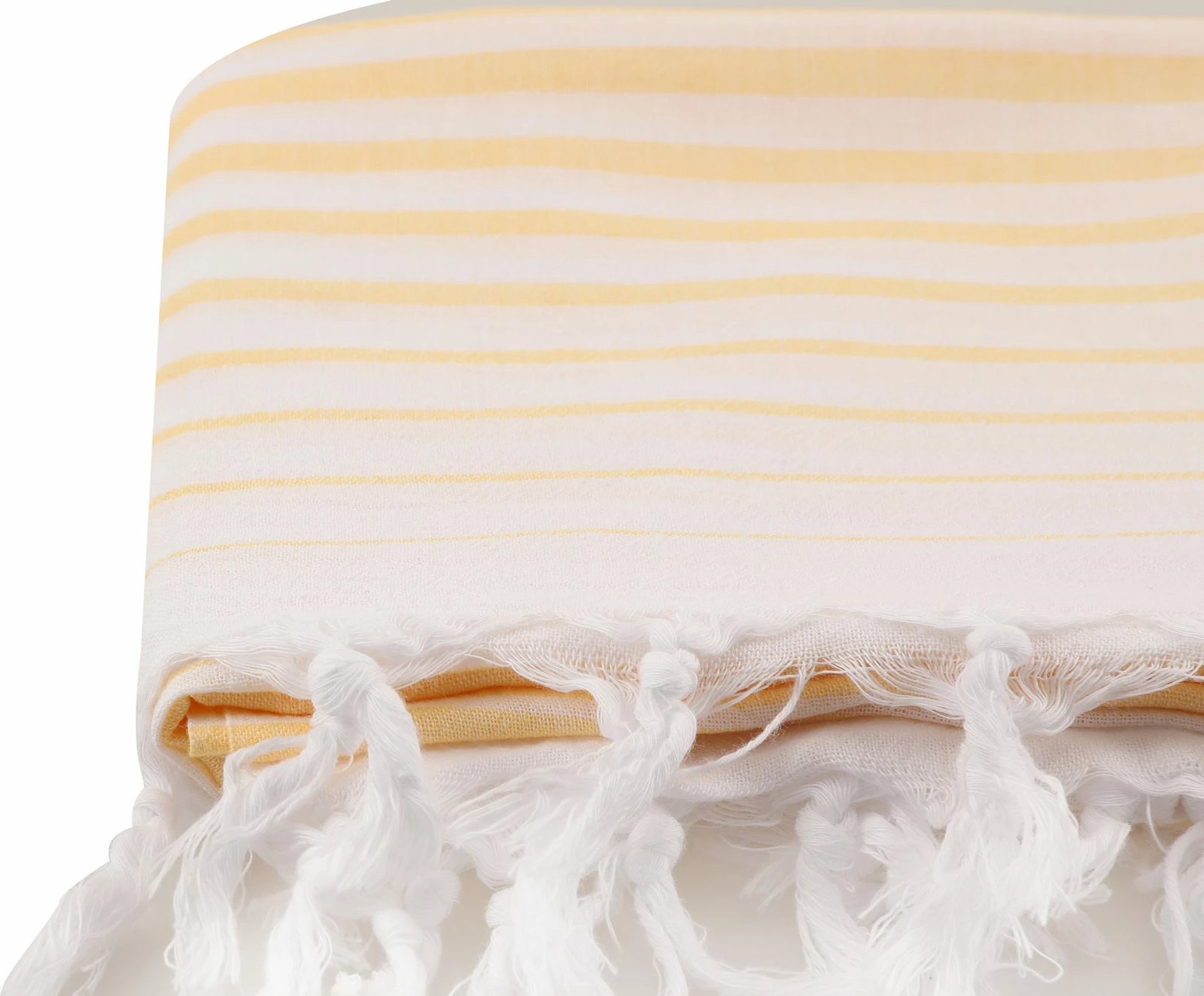 Peshqir plazhi Fouta, ngjyrë e verdhë, Mijölnir, Golge, 90x180cm