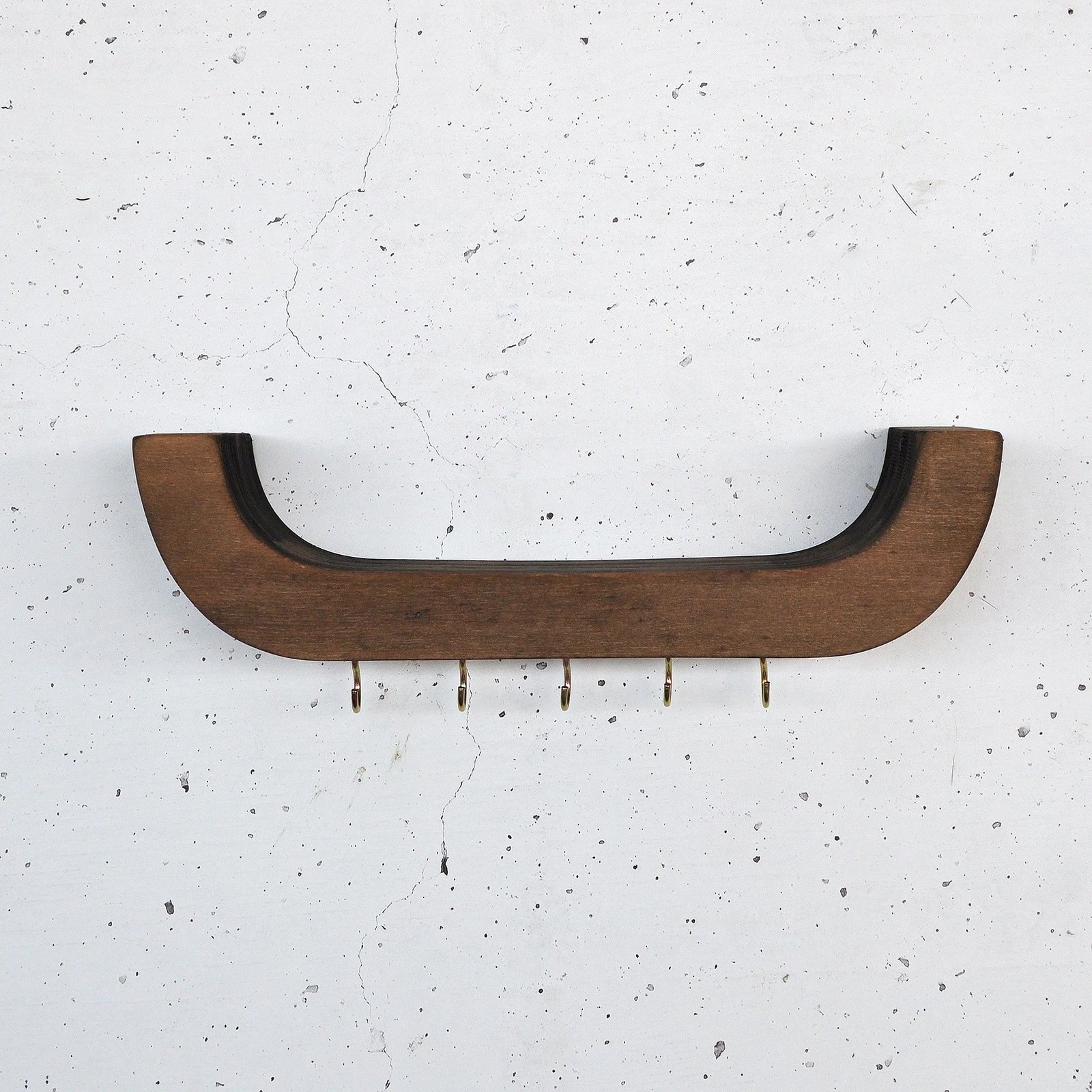 Raft dekorativ prej druri për mur, Hanah Home, Raf289