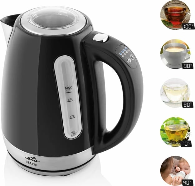 Vëluese Elektrike ETA ELA DIGI 959890020 (Zezë, 23.5 x 21.5 x 16 cm)