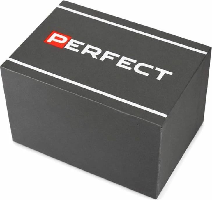 Orë dore kronograf për meshkuj Perfect, e zezë