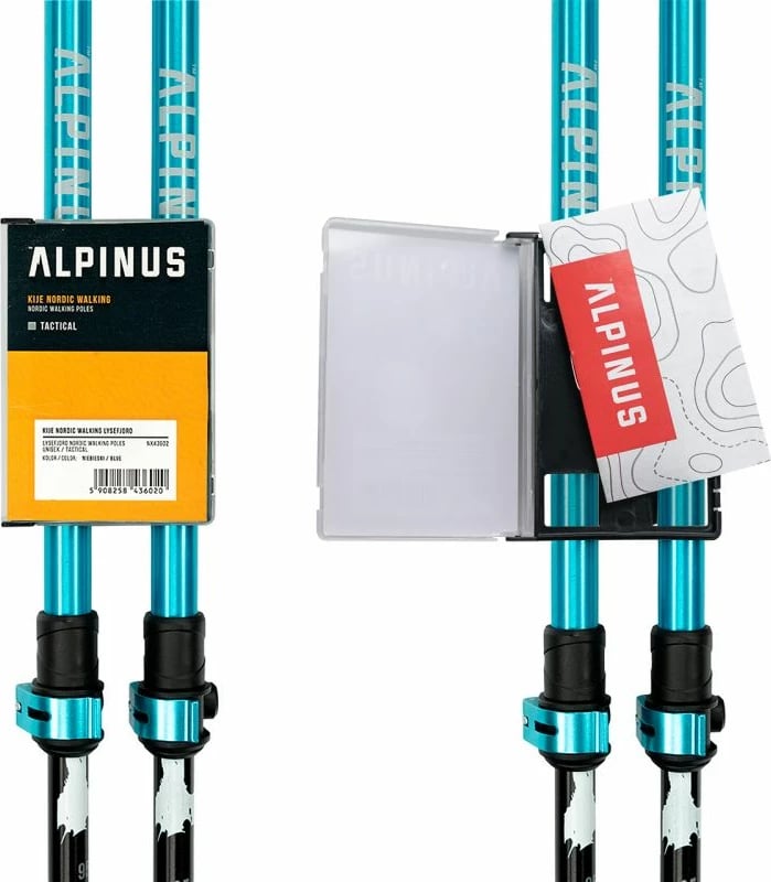 Bastunë për ecje nordike Alpinus, blu për meshkuj Bastunë për ecje nordike Alpinus, blu për meshkuj