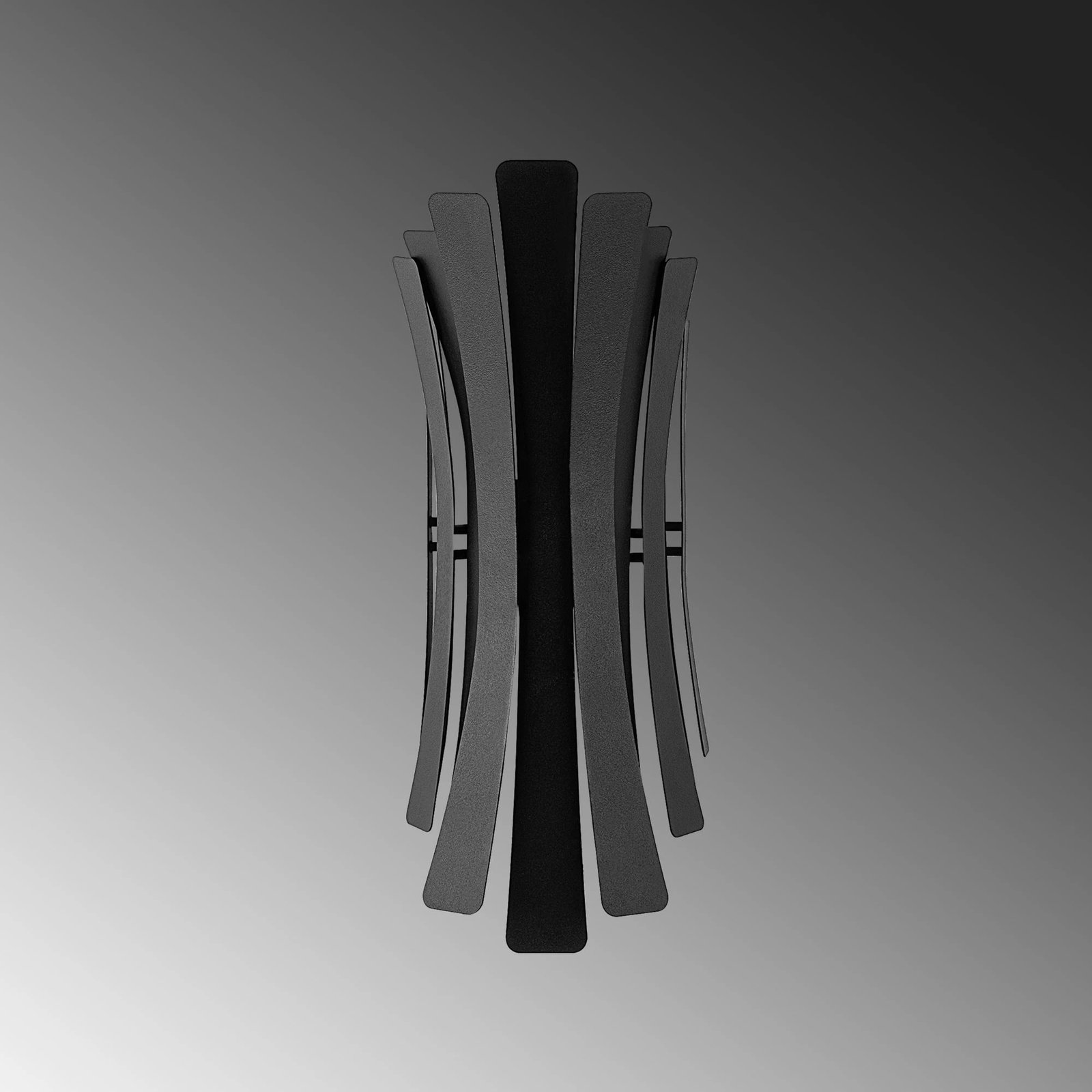 Llambë muri Opviq, Lınea - 15440, ngjyrë e zezë, trup metalik