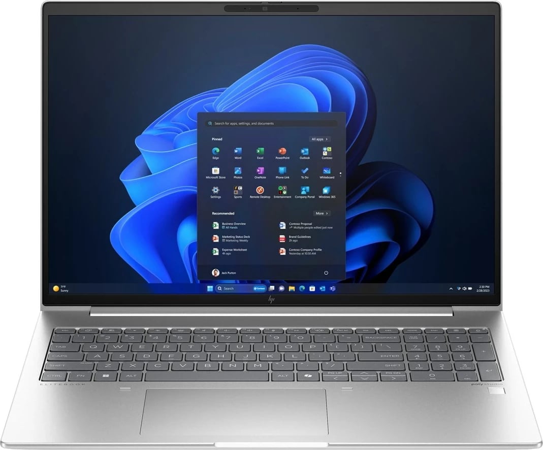 Laptop HP EliteBook 665 G11, Ryzen 5 7535U, 16GB RAM, 512GB SSD, 16" WUXGA, Pike Silver
