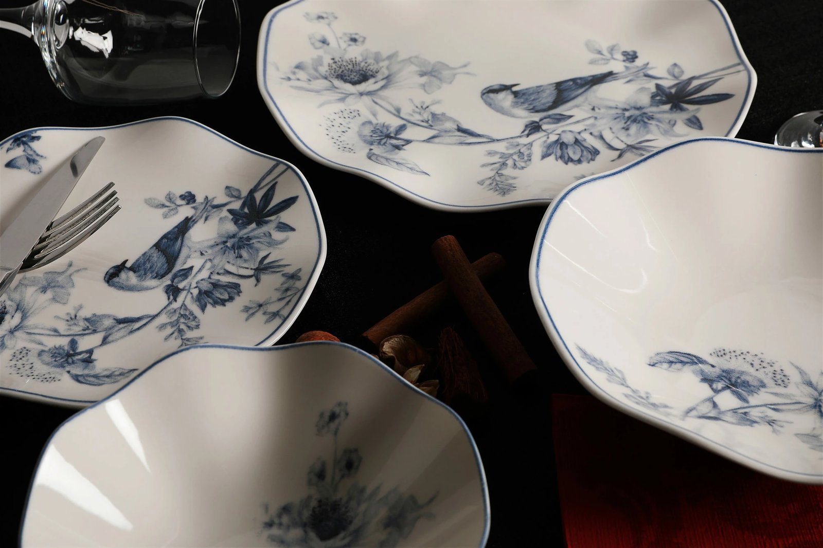 Set enësh për drekë (24 copë), Hermia, GBSNES24Y4E1891