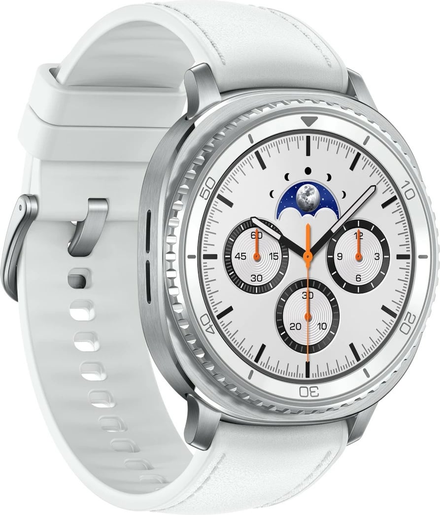 Smartwatch Samsung Galaxy Watch8 Classic SM-L500 46mm, 64GB, bardhë