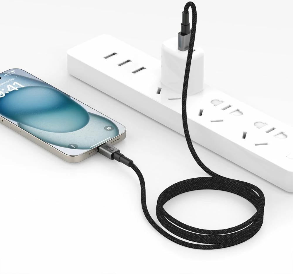 Kabllo Tech-Protect UltraBoost DNA USB-A / Lightning, 200 cm, Gri