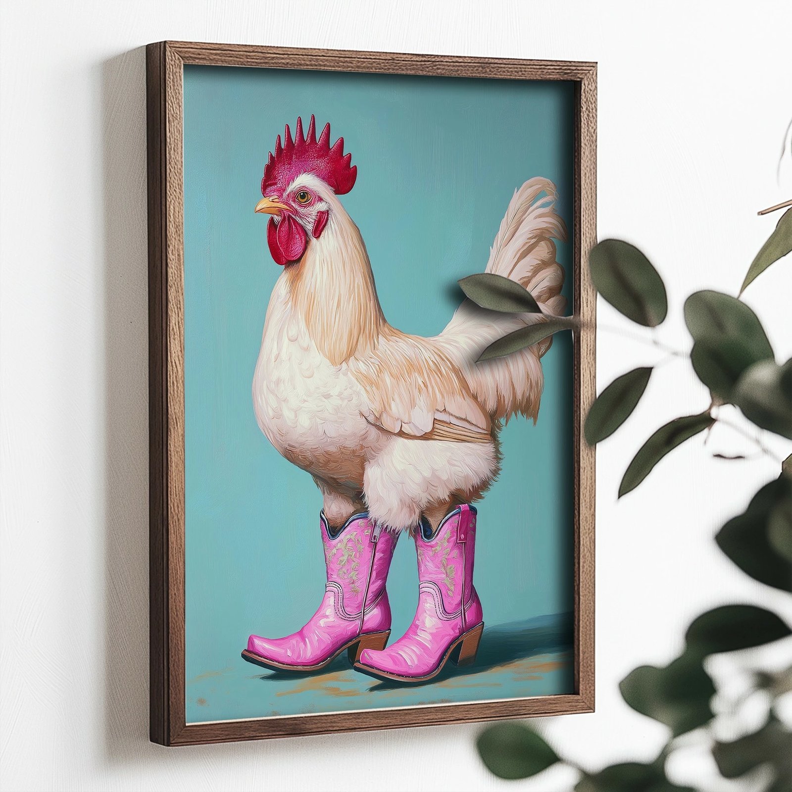 Pikturë dekorative me kornizë MDF, Wallity, TUN025-XL, shumëngjyrëshe, 50x70x3.5cm