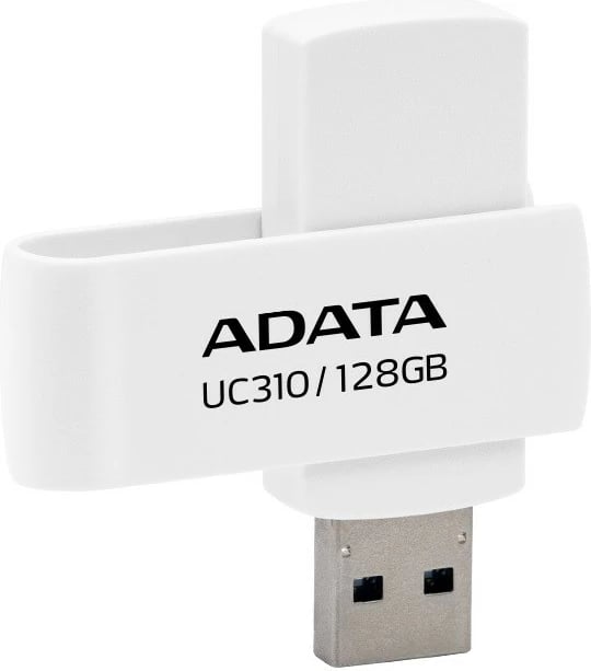 Pendrive Adata UC310, 128GB, USB 3.2, Bardhë