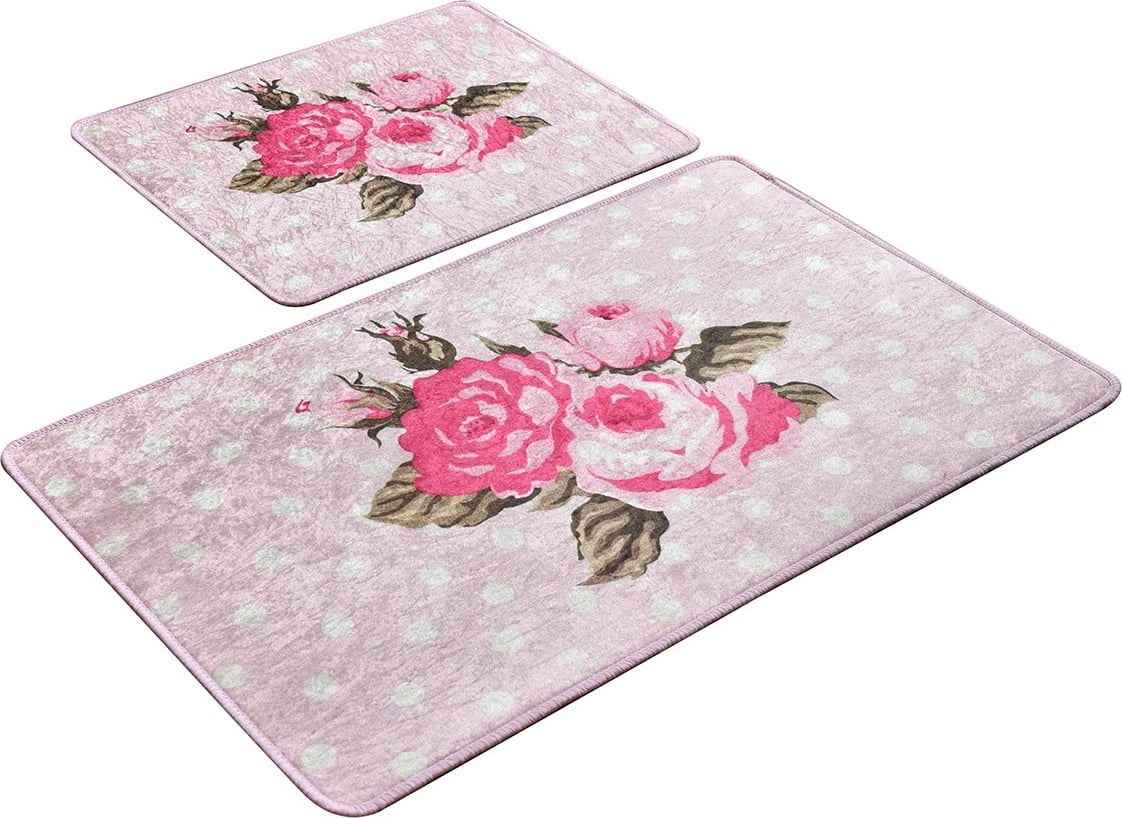 Set tapetash për banjo (2 copë), Mijölnir Monet, rozë Set tapetash për banjo (2 copë), Mijölnir Monet, rozë