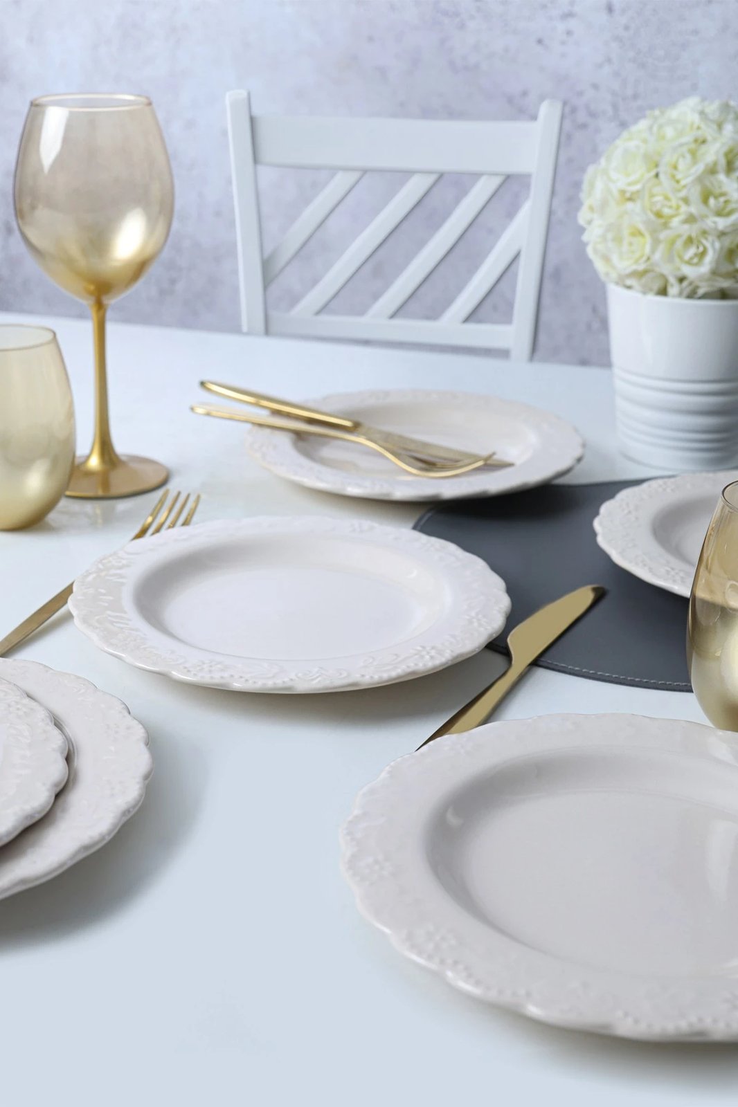 Set pjatash ëmbëlsirash (6 copë), Hermia Concept, X00017611