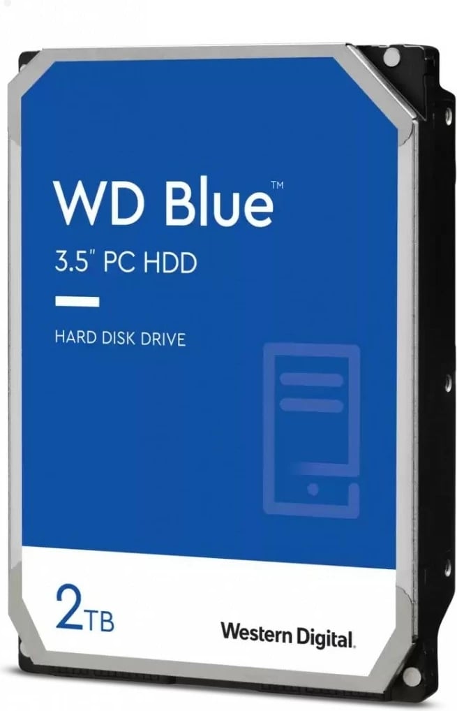 Kasë Western Digital Blue WD20EZBX, 3.5", 2TB, 256MB, SATA III, Blu