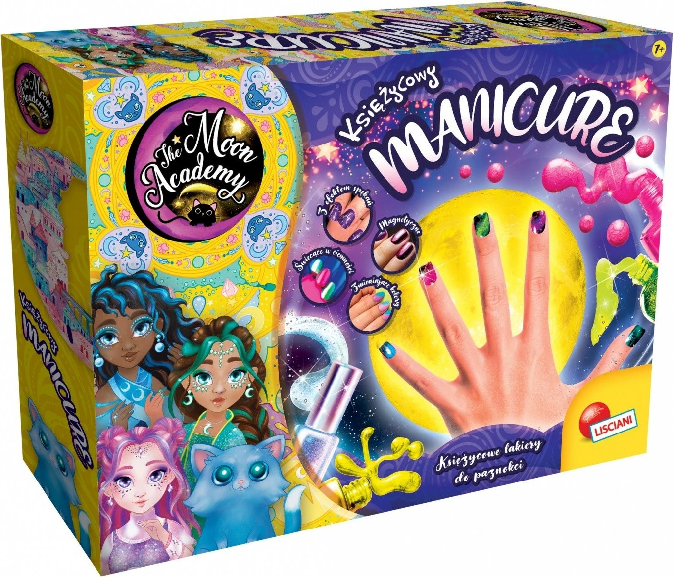 Set manikyr Moon Academy Lisciani, për vajza, shumëngjyrësh