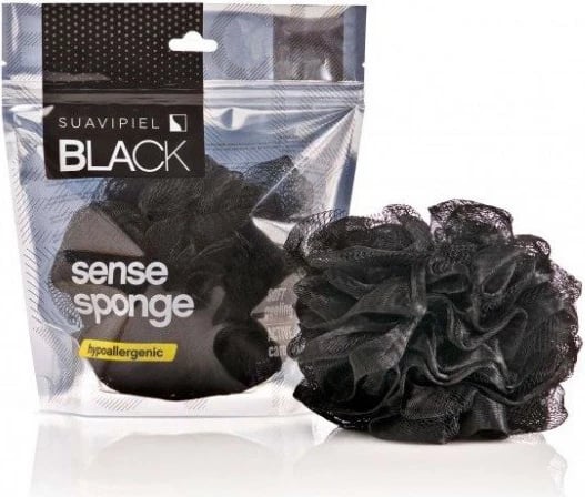 Sfongjer dushi uniseks Suavipiel Black Sense, i zi