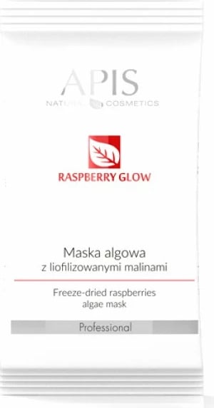 Maskë për fytyrë APIS Raspberry Glow Algae Mask për femra, 20g
