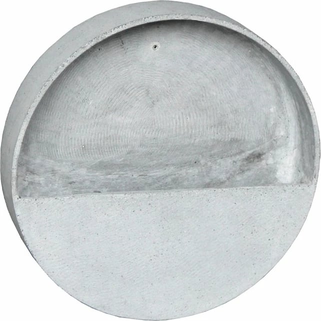 Mbajtës për bimë, për mur, gur sintetik, gri, 20x20x7cm