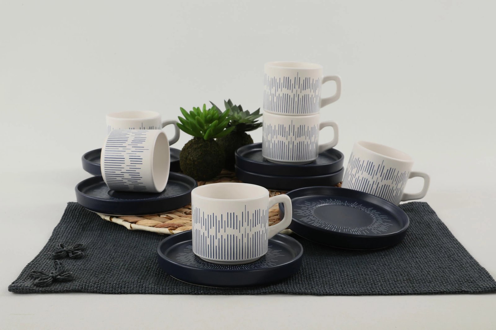Set filxhanash kafeje (12 copë), Hermia Concept, TC038012F9RXA046100MATCS00