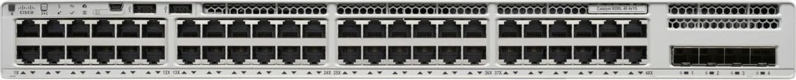 Switch Cisco C9200L 48 porta, 12XMGIG 36X1G, gri