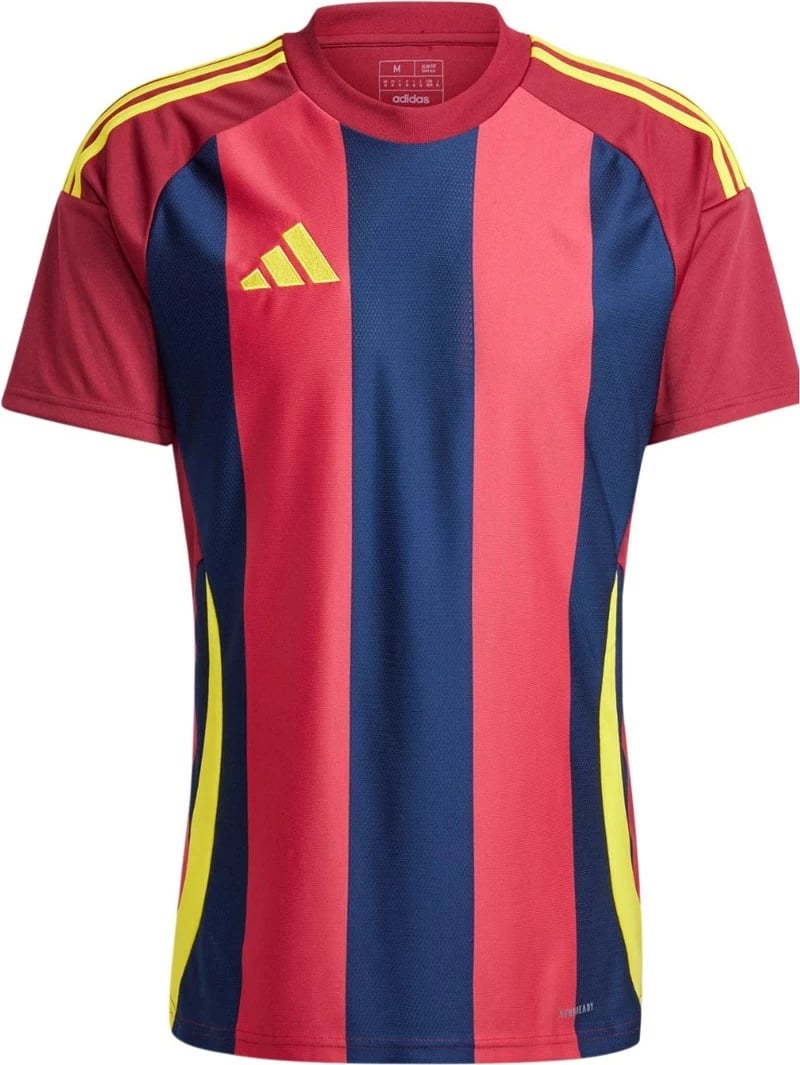 Fanellë adidas Striped 24, M, Burgundi/Navy
